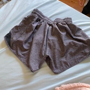 grey lululemon shorts